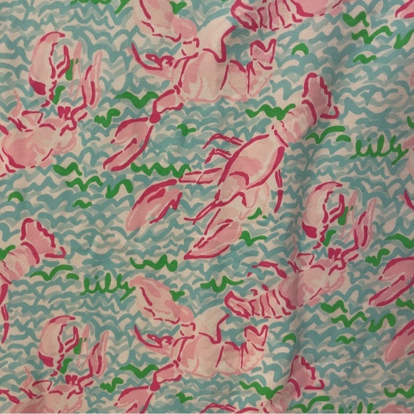 Écharpe Lilly Pulitzer Lobstrah Roll - Modèle Rare Et Recherché (Holy Grail) - Occasion Rose
